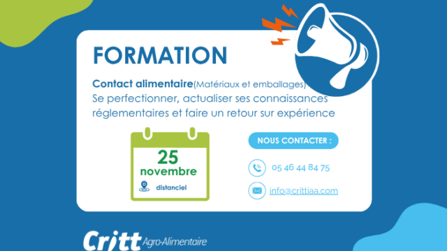 Formation déclaration de conformité organisée par le CRITT le 25 novembre 2025