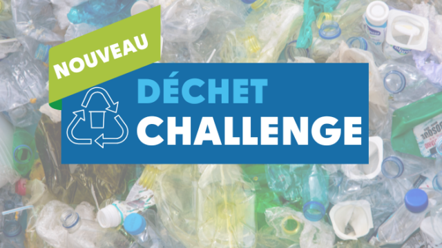 Visuel pour annoncer le nouveau service Diagnostic Déchet Challenge destiné aux industries agroalimentaires pour les aider dans la gestion de leurs déchets