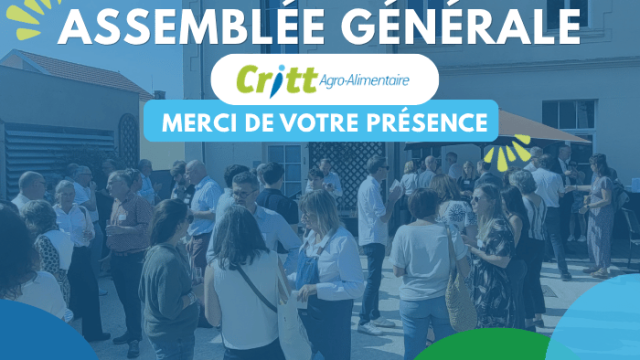 Assemblée générale du CRITT Agro-Alimentaire du 25/09/26