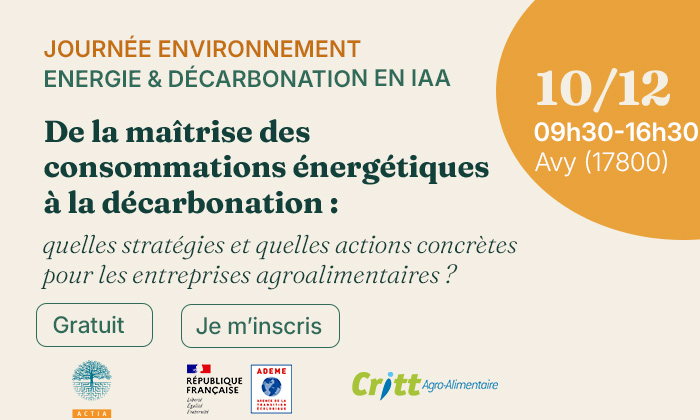 Journée technique environnement énergie et décarbonation - jeudi 10 décembre 2026 à Avy